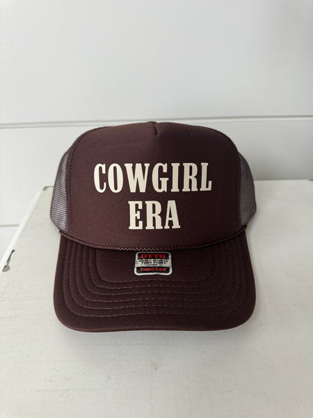 Cowgirl Era Trucker Hat | Brown/Sand