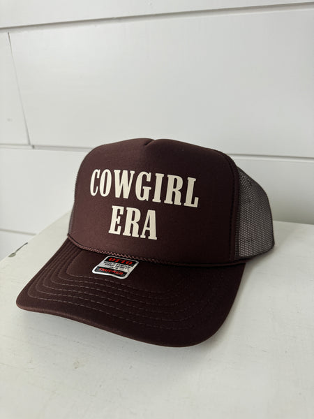 Cowgirl Era Trucker Hat | Brown/Sand