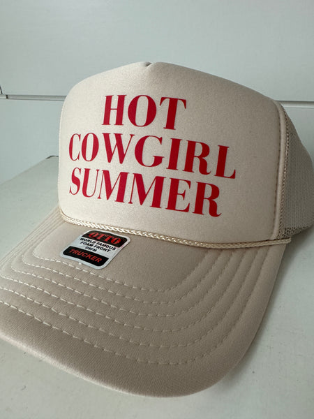 Hot Cowgirl Summer Trucker Hat