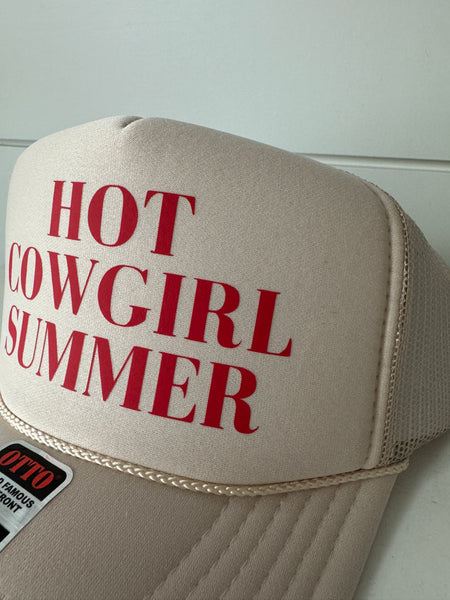 Hot Cowgirl Summer Trucker Hat