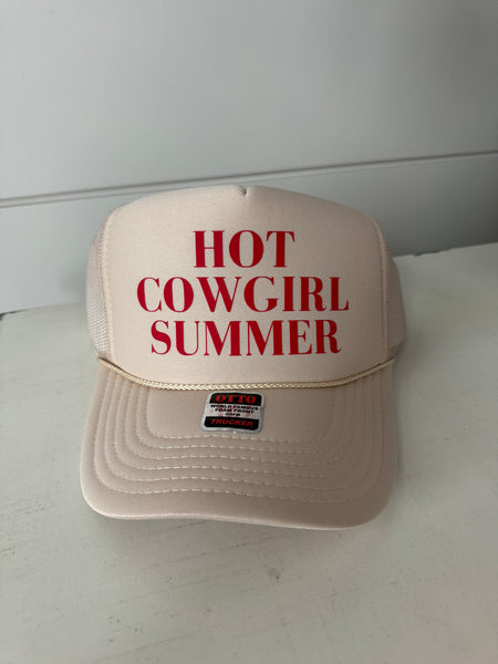 Hot Cowgirl Summer Trucker Hat