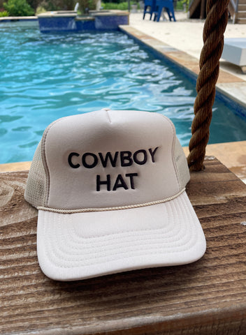 COWBOY HAT Trucker Hat | TAN