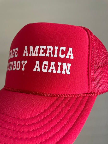 Make America Cowboy Again Trucker Hat