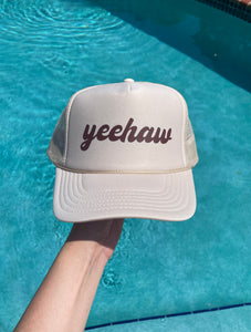 Yeehaw Hat | Tan & Brown