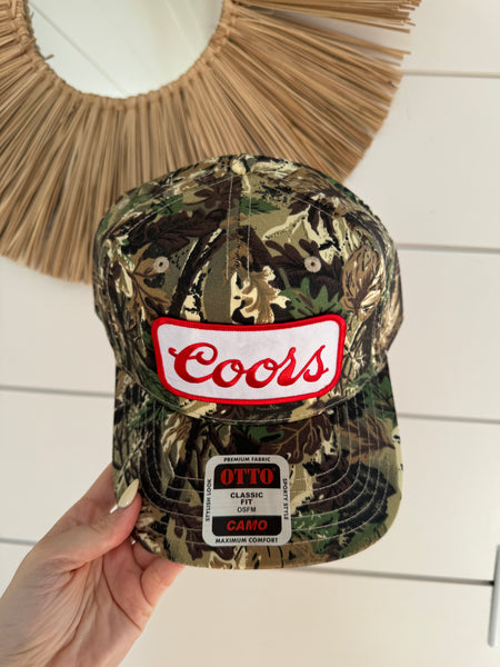 Coors Camo Patch Hat