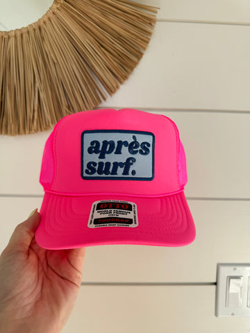 Apres Surf Patch Hat - Pink