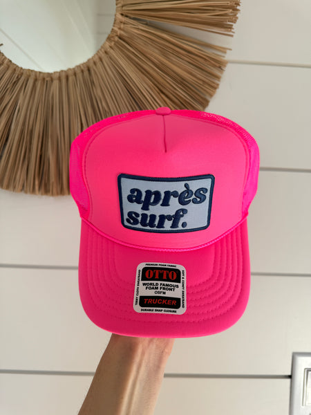 Apres Surf Patch Hat - Pink