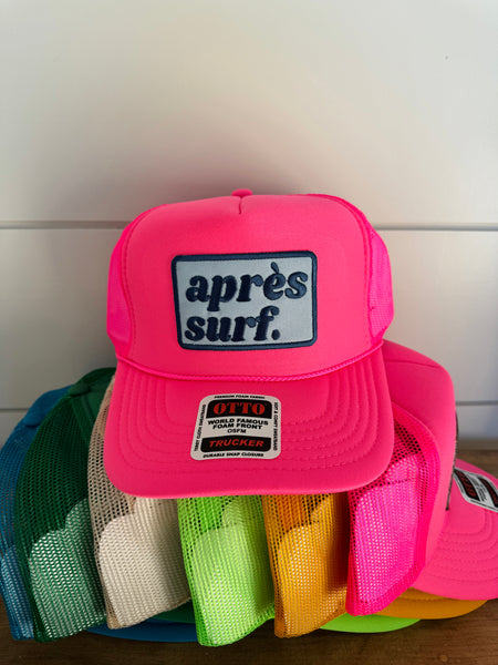 Apres Surf Patch Hat - Pink