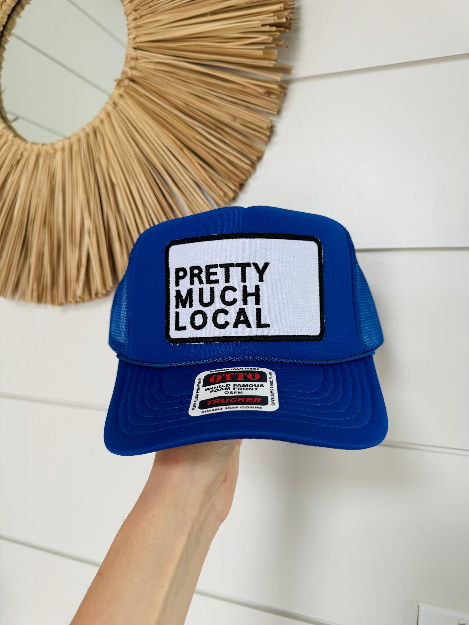 Pretty Much Local Patch Hat - Royal Blue