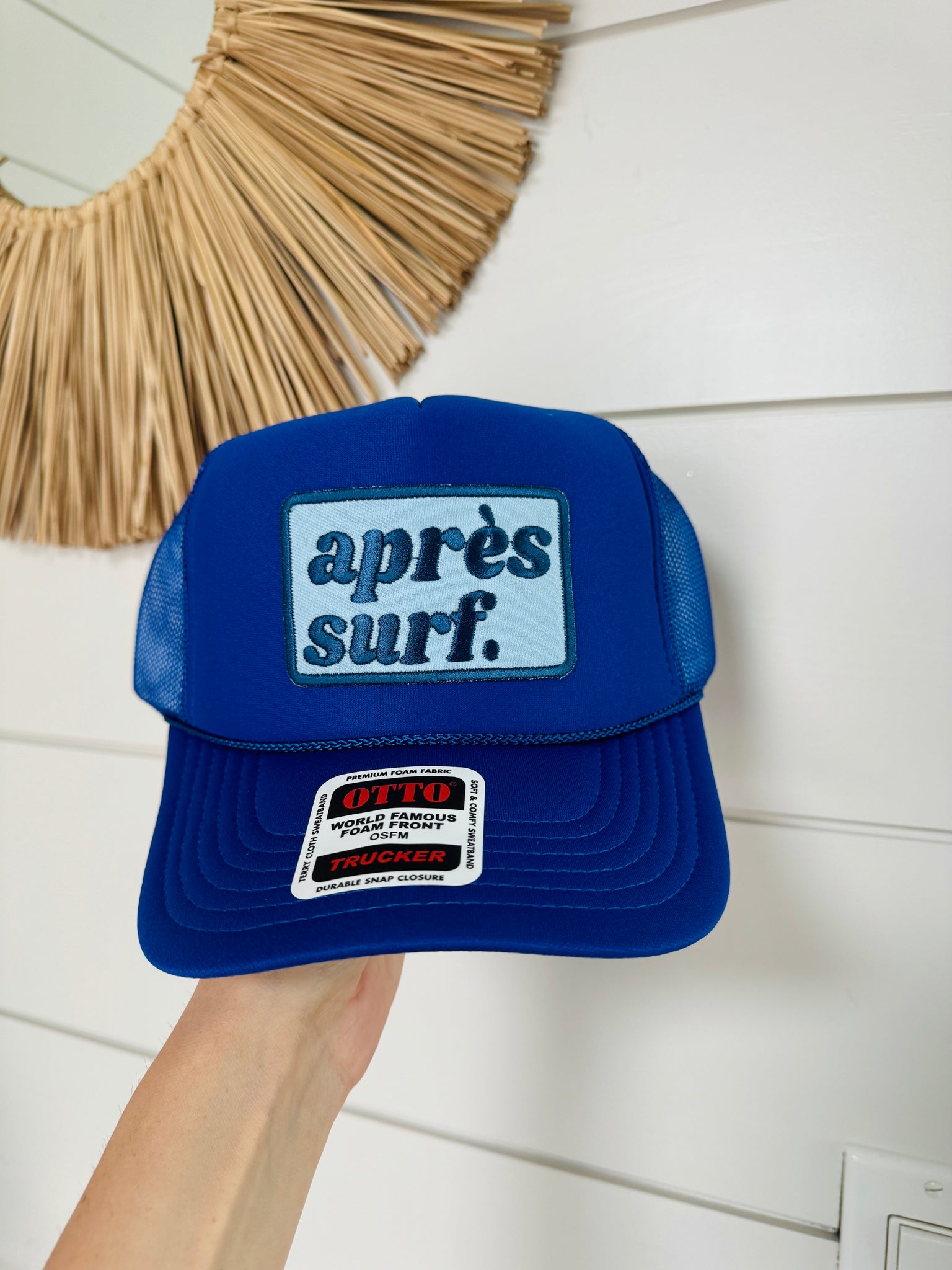Apres Surf Patch Hat - Royal Blue