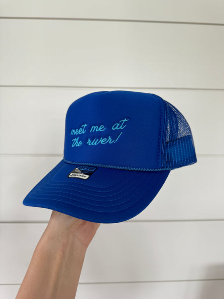 Meet Me at the River Trucker Hat | Embroidered | 2 Colors