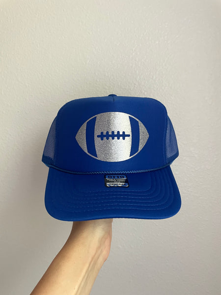 GLITTER FOOTBALL Trucker Hat