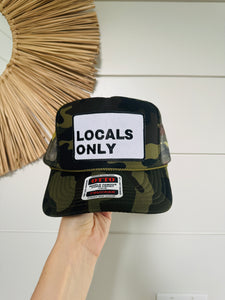 Locals Only Patch Hat - Camo Foam