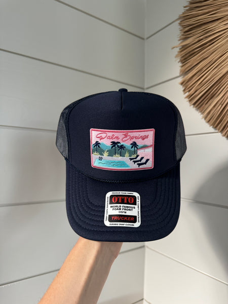 Palm Springs Patch Hat - Navy