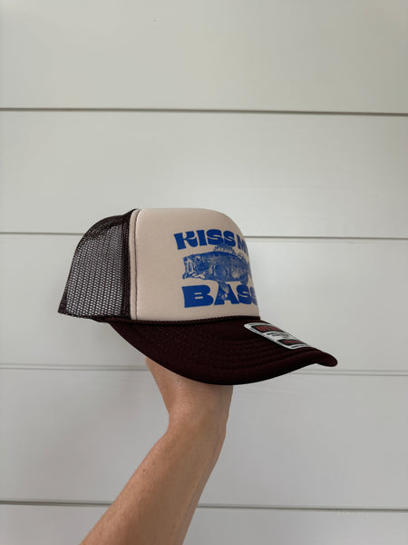 Kiss My Bass Trucker Hat