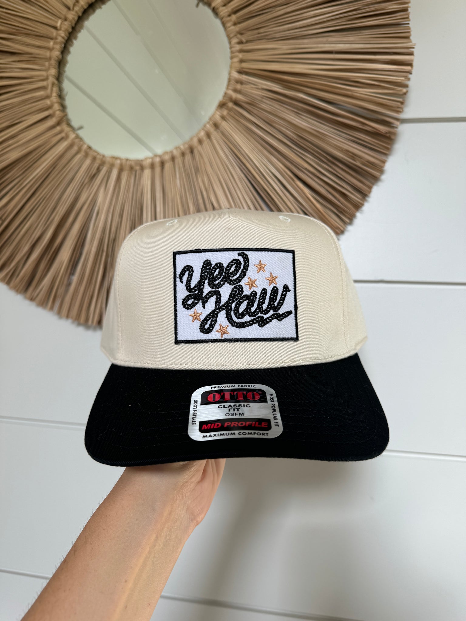 Yeehaw Star Patch Hat