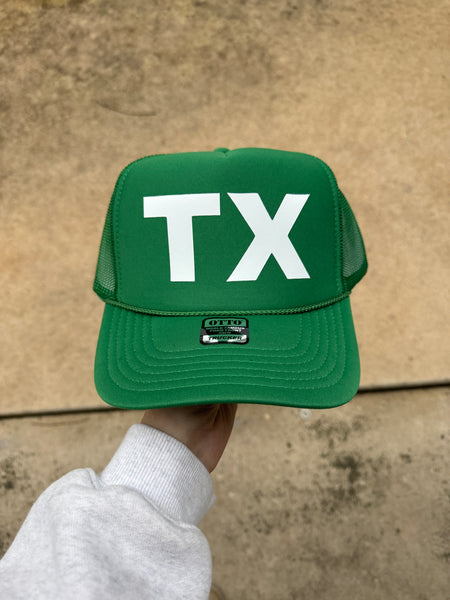 TX Trucker Hat | Kelly & White