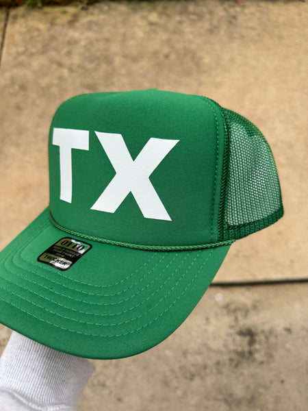 TX Trucker Hat | Kelly & White