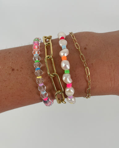 Rainbow Crystal Bracelet