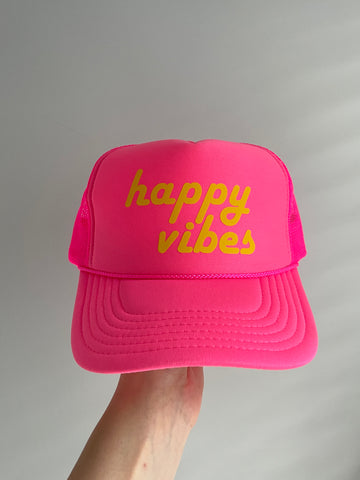 HAPPY VIBES Trucker Hat