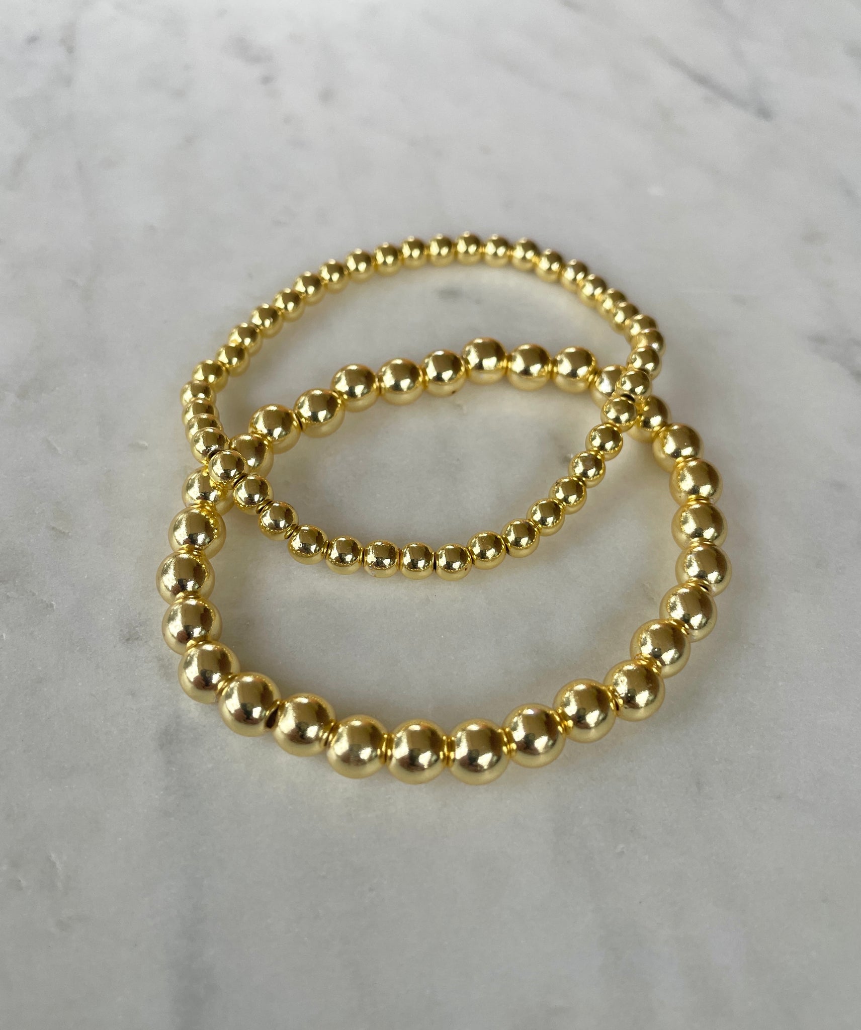 Gold Bead Bracelet