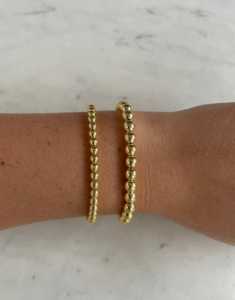 Gold Bead Bracelet