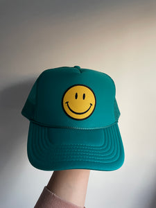 SMILEY Trucker Hat - Teal